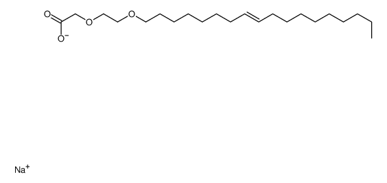 (Z)-Poly(oxy-1,2-ethanediyl), .alpha.-(carboxymethyl)-.omega.-(9-octadecenyloxy)-, sodium salt, picture