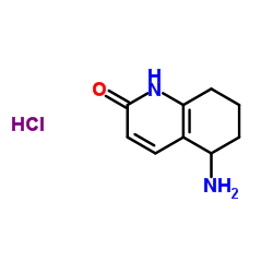 5-Amino-5,6,7,8-tetrahydro-2(1H)-quinolinone hydrochloride (1:1)结构式