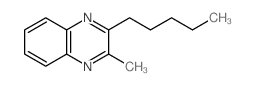 3-methyl-2-pentyl-quinoxaline结构式