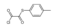 thiooxalic acid-chloride S-p-tolyl ester Structure