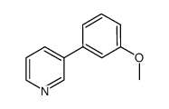3-(3-甲氧基苯基)吡啶结构式