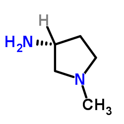 1-Methyl-3-pyrrolidinamine Structure