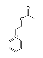 2-pyridin-1-ium-1-ylethyl acetate结构式