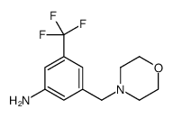 3-(morpholin-4-ylmethyl)-5-(trifluoromethyl)aniline Structure