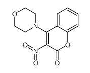 4-吗啉-4-基-3-硝基-2H-苯并吡喃-2-基结构式