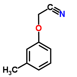 间甲苯氧基乙腈结构式
