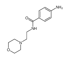 4-amino-benzoic acid 2-morpholin-4-yl-ethylamide Structure