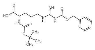 Nα-BOC-Nω-CBZ-L-精氨酸结构式