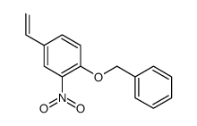 4-ethenyl-2-nitro-1-phenylmethoxybenzene Structure