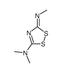(5-dimethylamino-[1,2,4]dithiazol-3-ylidene)-methyl-amine Structure