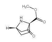 7-Azabicyclo[2.2.1]heptane-1-carboxylicacid,2-oxo-,methylester,(1R,4S)-(9CI) structure