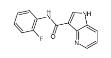 1H-Pyrrolo[3,2-b]pyridine-3-carboxamide,N-(2-fluorophenyl)-(9CI) picture