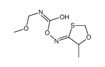 [(Z)-(5-methyl-1,3-oxathiolan-4-ylidene)amino] N-(methoxymethyl)carbamate Structure