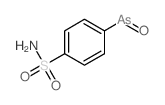 4-arsenoso-benzenesulfonic acid amide结构式