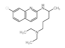 1,4-Pentanediamine,N4-(7-chloro-2-quinolinyl)-N1,N1-diethyl-结构式