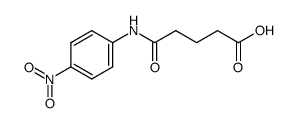 N-(4-nitro-phenyl)-glutaramic acid结构式