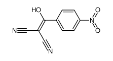2-[hydroxy(4-nitrophenyl)methylene]malononitrile结构式