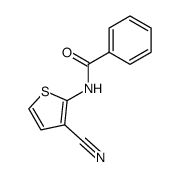 N-(3-cyanothiophen-2-yl)benzamide Structure