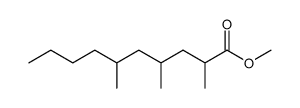 2,4,6-Trimethylcapric acid methyl ester Structure