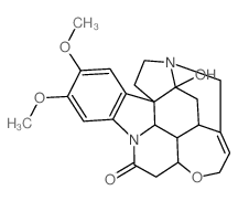 Strychnidin-10-one,16-hydroxy-2,3-dimethoxy- structure