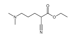 ethyl 2-cyano-5-(N,N-dimethylamino)pentanoate Structure