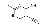 4-amino-2-methyl-1,6-dihydro-pyrimidine-5-carbonitrile Structure