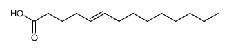 trans 5-tetradecenoic acid结构式