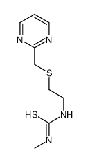 1-methyl-3-[2-(pyrimidin-2-ylmethylsulfanyl)ethyl]thiourea Structure