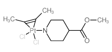 but-2-ene; dichloroplatinum; methyl pyridine-4-carboxylate structure