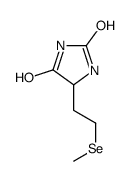 5-(2-methylselanylethyl)imidazolidine-2,4-dione Structure