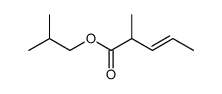 Isobutyl-cis-2-methyl-3-pentenoate结构式