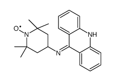 4-(9-acridinylamino)-2,2,6,6-tetramethyl-1-piperidinyloxy structure