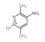 3,6-dimethyl-1-oxo-6H-pyridazin-4-amine结构式