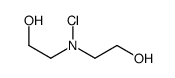 2-[chloro(2-hydroxyethyl)amino]ethanol结构式