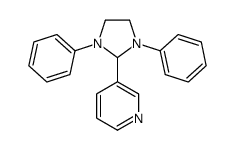 3-(1,3-Diphenyl-2-imidazolidinyl)pyridine Structure