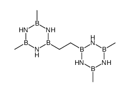 2-[2-(4,6-dimethyl-1,3,5,2,4,6-triazatriborinan-2-yl)ethyl]-4,6-dimethyl-1,3,5,2,4,6-triazatriborinane Structure