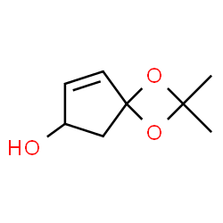 1,3-Dioxaspiro[3.4]oct-7-en-6-ol, 2,2-dimethyl- (9CI) structure