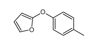 2-(4-methylphenoxy)furan结构式
