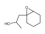 1-(7-oxabicyclo[4.1.0]heptan-1-yl)propan-2-ol结构式