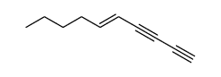 dec-5t-ene-1,3-diyne Structure