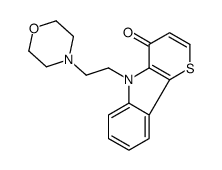 5-(2-morpholin-4-ylethyl)thiopyrano[3,2-b]indol-4-one结构式