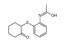 N-[2-(2-oxocyclohexyl)sulfanylphenyl]acetamide Structure