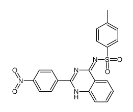 4-methyl-N-[2-(4-nitrophenyl)quinazolin-4-yl]benzenesulfonamide Structure