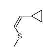 1-Thiomethyl-2-cyclopropylethen结构式