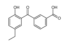3-(5-ethyl-2-hydroxybenzoyl)benzoic acid Structure