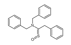 N,N-dibenzyl-2-phenyl-1-sulfinylethanamine结构式