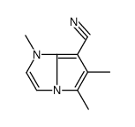 1,5,6-trimethylpyrrolo[1,2-a]imidazole-7-carbonitrile Structure
