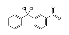 1-[dichloro(phenyl)methyl]-3-nitrobenzene结构式