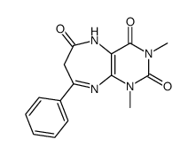 1,3-dimethyl-8-phenyl-5,7-dihydro-1H-pyrimido[4,5-b][1,4]diazepine-2,4,6-trione Structure