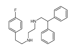 N'-(2,2-diphenylethyl)-N-[2-(4-fluorophenyl)ethyl]ethane-1,2-diamine结构式